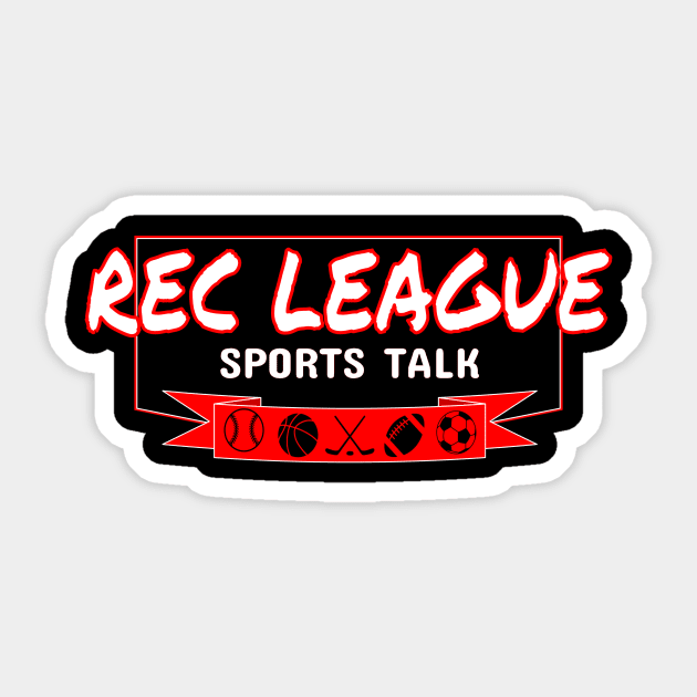 Rec League Sports Talk Logo Sticker by RecLeagueSportsTalk